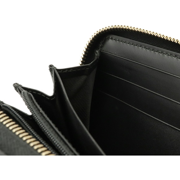 Gucci Guccisima Ribbon Motif Zippy Wallet Leather Black - Picture 6 of 9